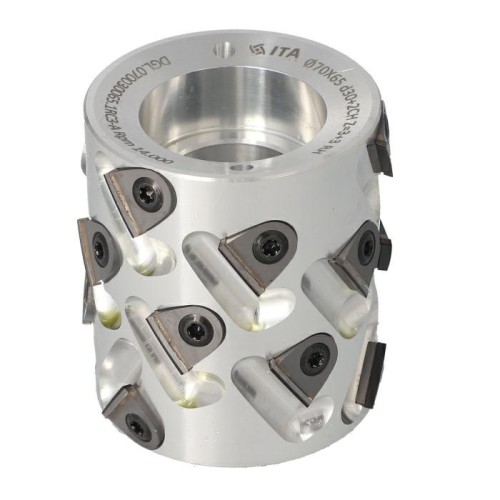 ITA TOOLS DGL.Głowica D70 I65 d30+2CH Z3+3 (18) a35° H3 RH podfr.obustronne Holz-Her / pod klucz