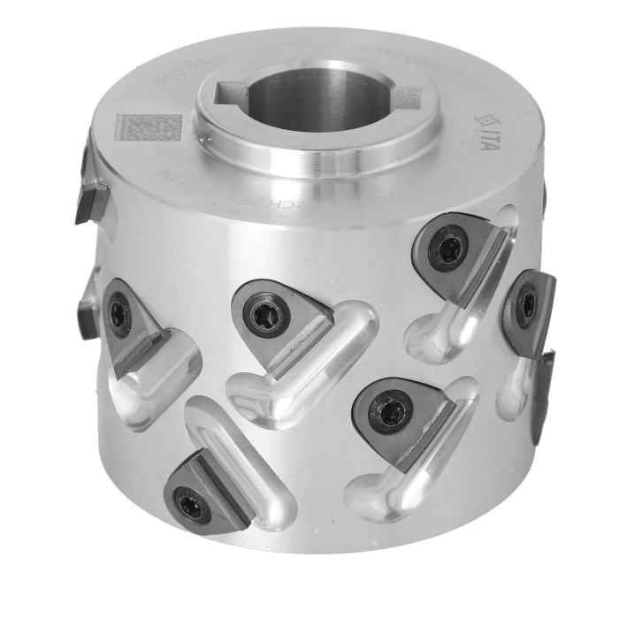 ITA TOOLS DGL.Głowica D80 I47/65 d25+2CHZ3+3 (18) a45° H3 LH bez podfr. / kołnierz