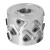 ITA TOOLS DGL.Głowica D80 I47/65 d25+2CHZ3+3 (18) a45° H3 RH bez podfr. / kołnierz
