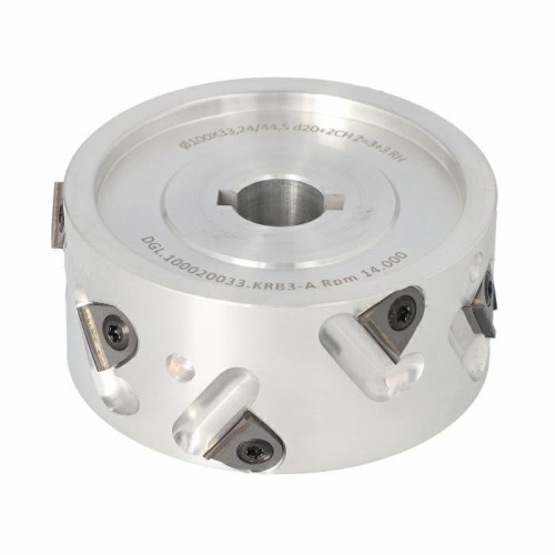 ITA TOOLS DGL.Głowica D100 I33,24/44,5 d20+2CHZ3+3 (9) a30° H3 LH podfr. górne 2,5 mm + kołnierz dolny 3,5 mm