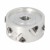 ITA TOOLS DGL.Głowica D100 I33,24/44,5 d20+2CHZ3+3 (9) a30° H3 LH podfr. górne 2,5 mm + kołnierz dolny 3,5 mm