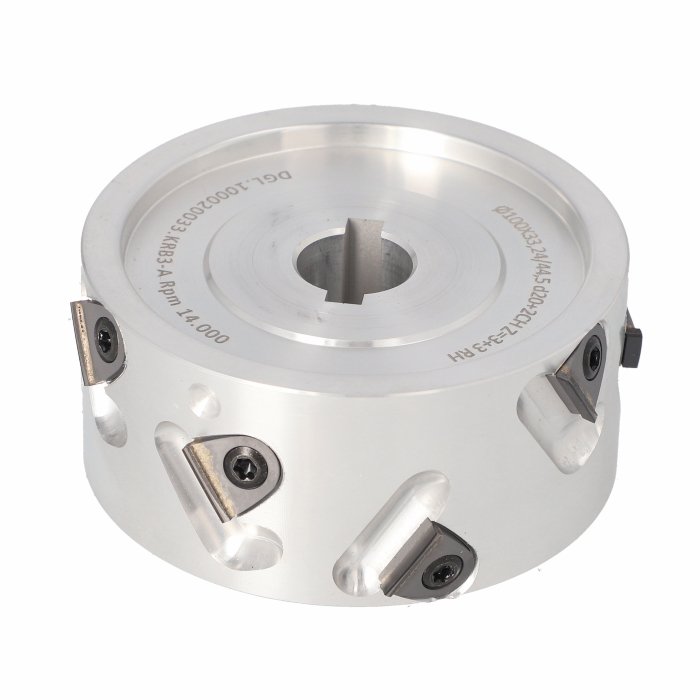 ITA TOOLS DGL.Głowica D100 I33,24/44,5 d20+2CHZ3+3 (9) a30° H3 LH podfr. górne 2,5 mm + kołnierz dolny 3,5 mm