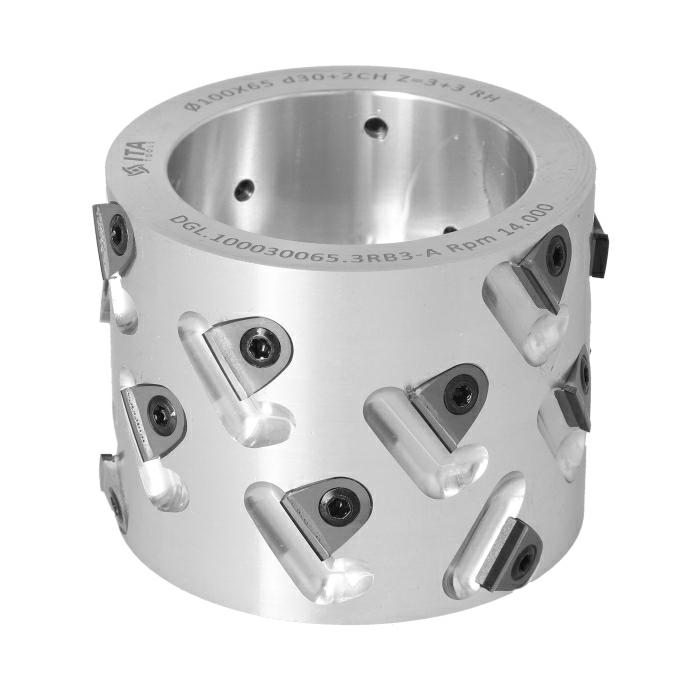 ITA TOOLS Głowica DIA D100 I65 d30+2CH Z3+3 (18) a35° H3 RH podfr. górne