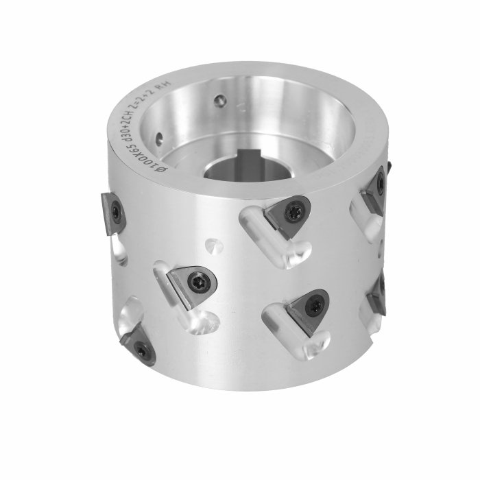 ITA TOOLS Głowica DIA D100 I65 d30+2CH Z2+2 (14) a35° H3 RH podfr. górne / kołnierz dolny / SCM