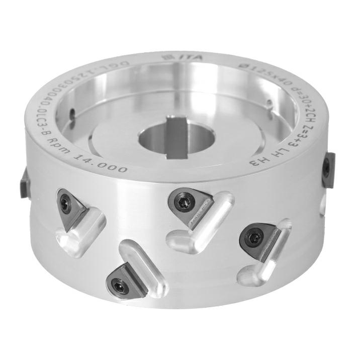 ITA TOOLS DGL Głowica DIA D125 I40 d30+2CH Z3+3 (12) a35° H3 LH podfr. obustronne 11+5 / KDT