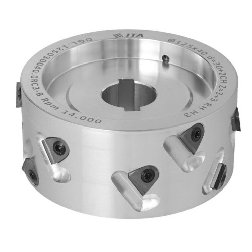 ITA TOOLS DGL Głowica DIA D125 I40 d30+2CH Z3+3 (12) a35° H3 RH podfr. obustronne 11+5 / KDT