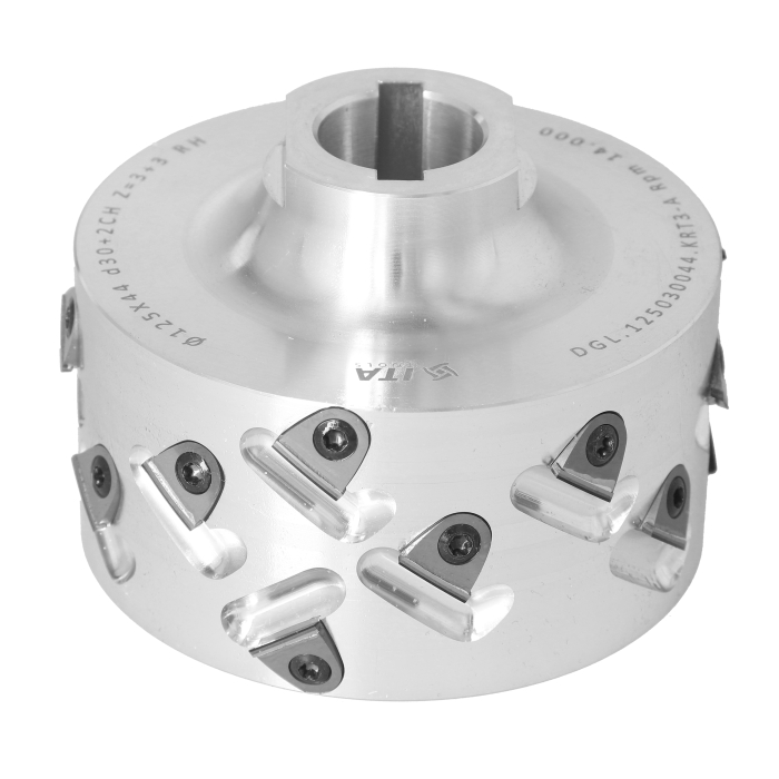 ITA TOOLS Głowica DIA D125 I44 d30+2CH Z3+3 (18) a54° H3 RH podfr. dolne / kołnierz