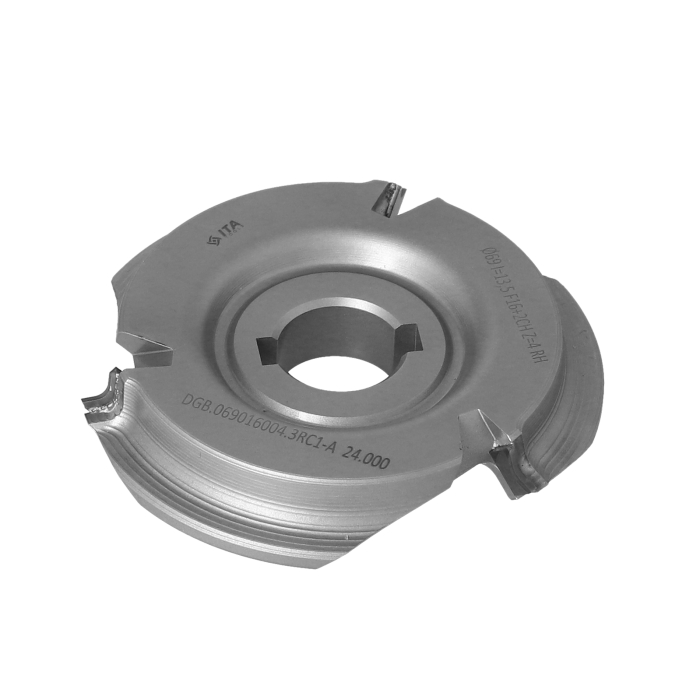 ITA TOOLS DGB.Frez PCD D69 I13,5 F16+2CH Z4 H3 R2 RH