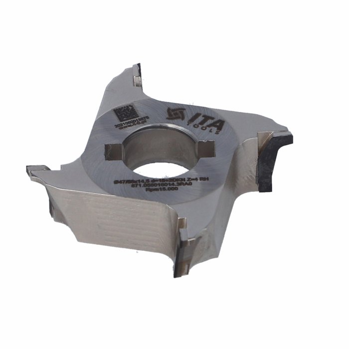 ITA TOOLS DGB.Frez PCD D56/47 I14,5 F16+2CHZ4 R2 H3,0 RH