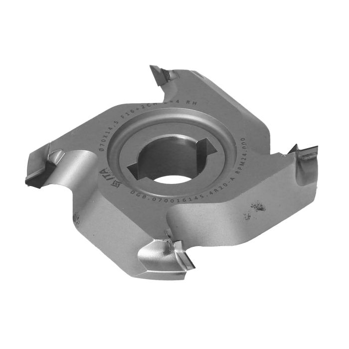 ITA TOOLS DGB PCD Frez nas.profil. D70 I14,5 F16+2CH Z4 H4 R1 RH SCM STEFANI
