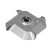 ITA TOOLS DGB.Frez PCD D71,5/62 Ia45°/17,5 FHSK32 Z4 H3 RH / krótkie HSK32