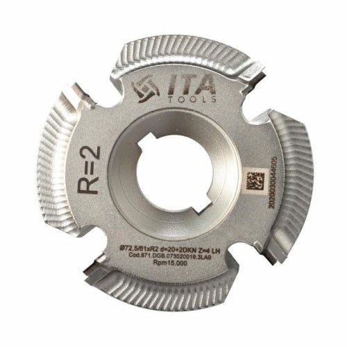 ITA TOOLS DGB.Głowica D72,5/61 I19 F20+2CH Z4 H3,0 R2 LH Holz-her FF701/1833