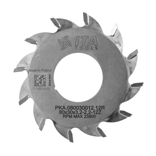 ITA TOOLS Piła tarczowa HM do okleiniarek 80x30 Z12 K3,2 RH