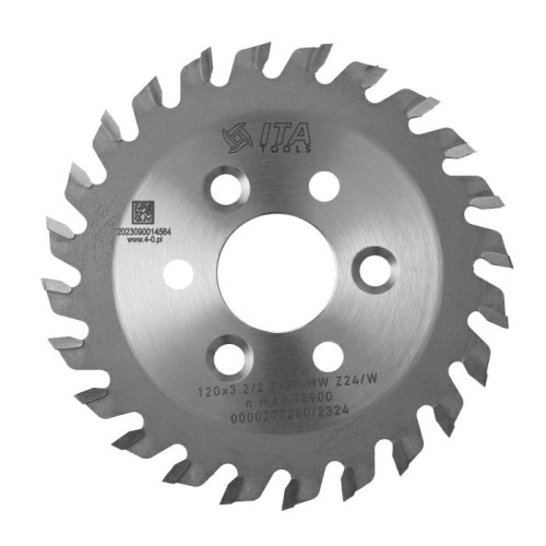 ITA TOOLS Piła tarczowa HM do okleiniarek 120x30 Z24 K3,2 NS (ATB)