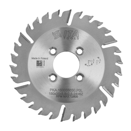 ITA TOOLS Piła tarczowa HM do okleiniarek 150x35 Z24 K3,8 LH