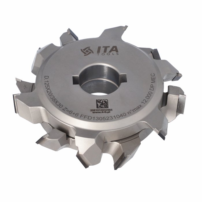 ITA TOOLS DGS.Głowica D125 l20-38 d30+2CHZ3+3 (12) H5,0 SYM