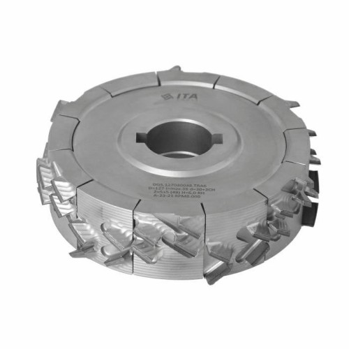 ITA TOOLS DGS.Głowica DIA D127 lmax.38 d30+2CH Z5+5 (48) a54° H6,0 RH