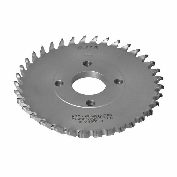 ITA TOOLS Hogger COMPACT D250 I6/10 F60+4 Z36/6 (36) H6 LH / S-SYSTEM 160 (EA) / POZYTYW