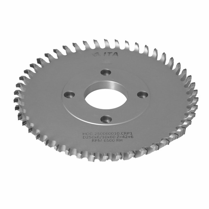 ITA TOOLS Hogger COMPACT D250 I6/10 F60+4 Z42+6 (48) H6 RH / S-SYSTEM 160 (EA) / POZYTYW