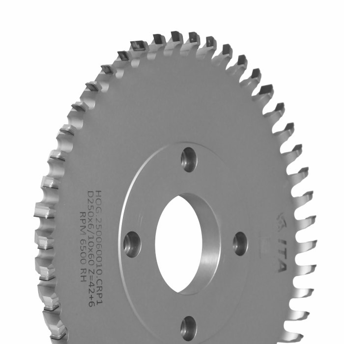 ITA TOOLS Hogger COMPACT D250 I6/10 F60+4 Z42+6 (48) H6 RH / S-SYSTEM 160 (EA) / POZYTYW