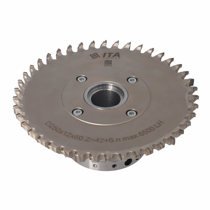 ITA TOOLS Hogger COMPACT D250 I12 F60+4/15/100 Z48/6 (48) H6,0 LH S-System 160 (EA)