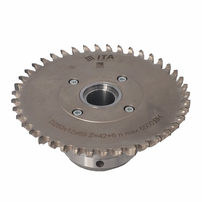 ITA TOOLS Hogger COMPACT D250 I12 F60+4/15/100 Z48/6 (48) H6,0 RH S-System 160 (EA)