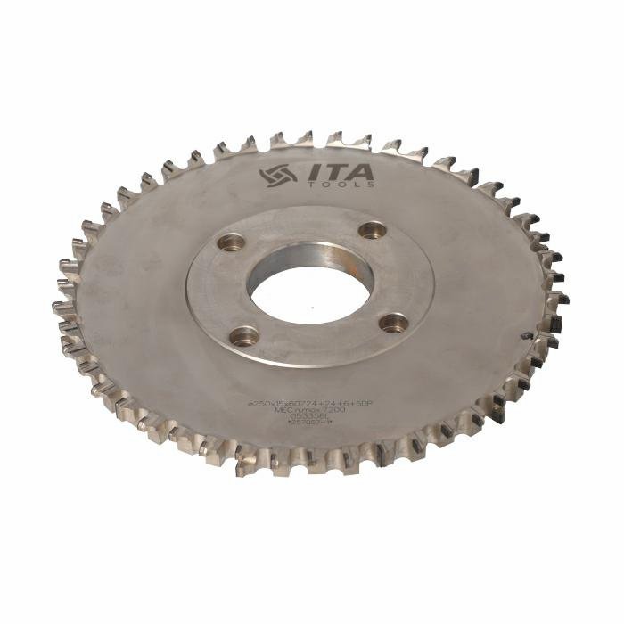 ITA TOOLS Hogger D-CUT D250 I15 S-SYS160F60+4/15/100 Z24+24+6+6 H6 LH TYP D-CUT