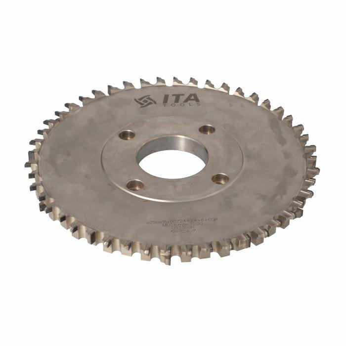 ITA TOOLS Hogger D-CUT D250 I15 S-SYS160F60+4/15/100 Z24+24+6+6 H6 RH TYP D-CUT