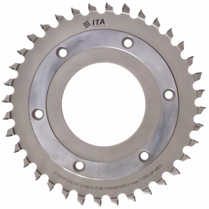 ITA TOOLS Hogger STOPNIOWY D250 I12F100+6/8,5/160 Z30+6 H6,0 RH