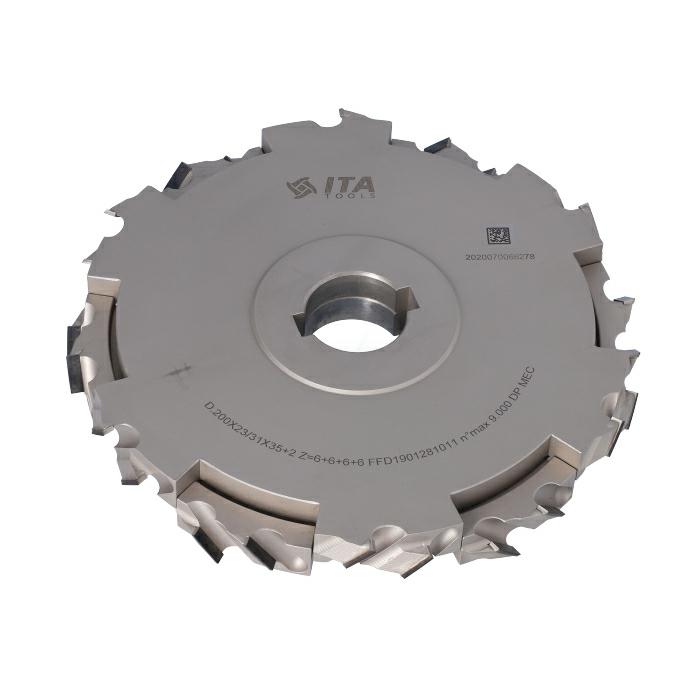ITA TOOLS DGS Głowica DIA D200 l23-31 d35+2CH Z6+6+6+6 H4