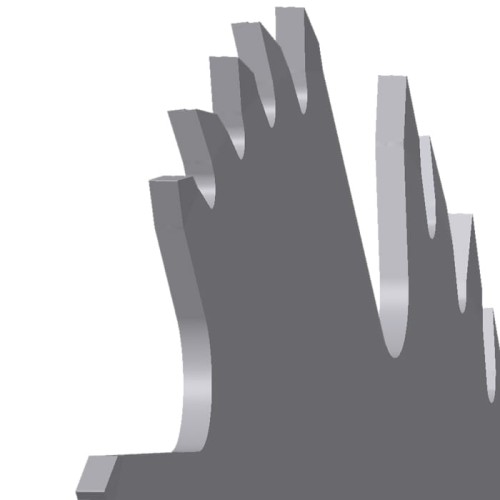 Globus Piła do drewna HSS 900x65x 8x5Z  / Cięcie wzdłuż