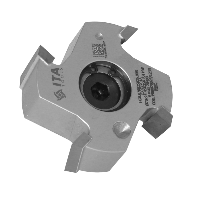 ITA TOOLS głowica nasadzana prosta Z4 D70 I25 F25 LH