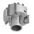 ITA TOOLS głowica nasadzana do połączeń Z3+3 D60 I10-35 F25 LH