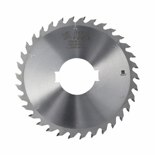 ITA TOOLS piła tarczowa HM do wielopił D235 F70 K5,5 P3,5 a20° NS (ATB) Z34