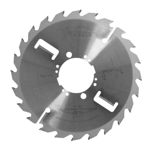 ITA TOOLS piła tarczowa HM do wielopił D300 F80 K3,2 P2,2 a20° NS (ATB) Z24
