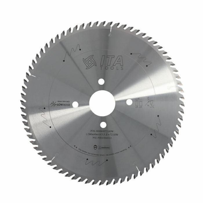 ITA TOOLS piła HM chromowana do pilarki panelowej D380 F60 K4,8 P3,5 TP (TCG) Z72
