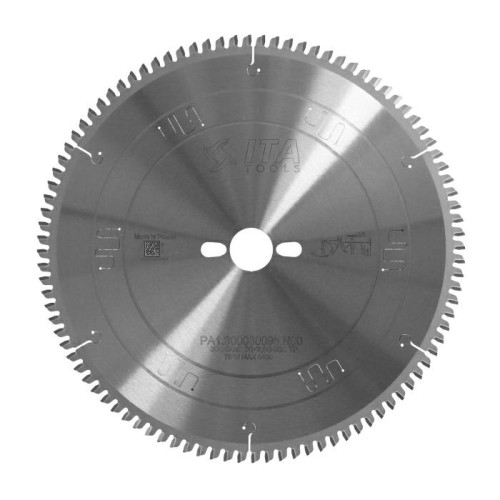 ITA TOOLS piła tarczowa HM do aluminium/PCV D300 F30 K3,2 P2,6 a-5° TP (TCG) Z96