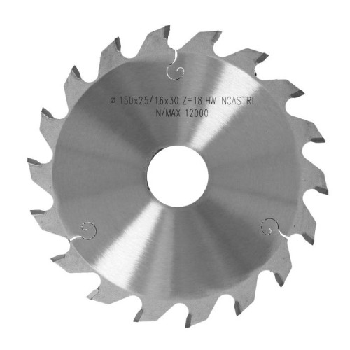 ITA TOOLS piła tarczowa HM do rowkowania D150 F30 K2,5 P1,6 a5° PR (FTG) Z18