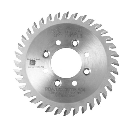 ITA TOOLS piła tarczowa HM do agregatów CNC D120 F35 K3,5 P2,5 NS (ATB) Z36