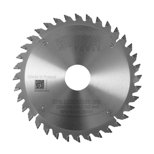 ITA TOOLS podcinak stożkowy PCD D150 F30 K4,3-5,5 P3,2 T (CONICAL) Z36