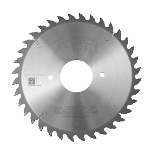 ITA TOOLS podcinak stożkowy PCD D200 F50 K4,3-5,5 P3,2 T (CONICAL) Z36