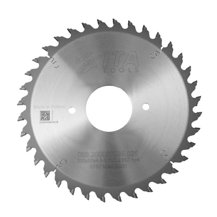 ITA TOOLS podcinak stożkowy PCD D200 F50 K4,3-5,5 P3,2 T (CONICAL) Z36