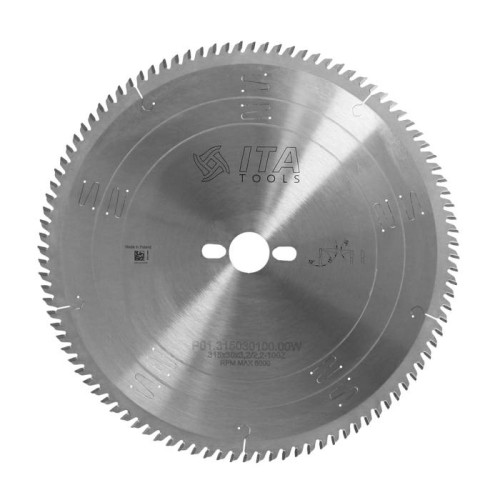 ITA TOOLS piła HM do poprzecznego cięcia drewna D315 F30 K3,2 P2,2 a10° NS (ATB) Z100