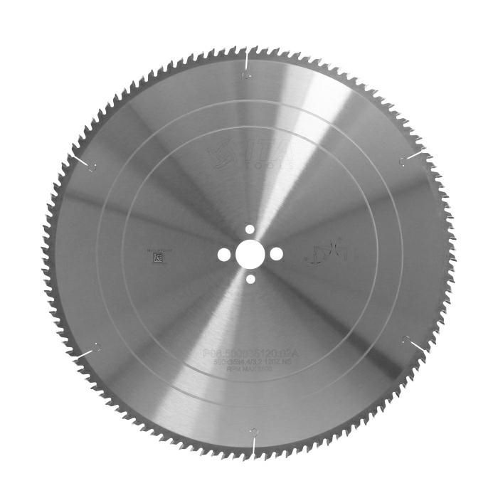ITA TOOLS piła tarczowa HM do wycinania wad drewna D500 F35 K4,4 P3,2 a10° NS (ATB) Z120