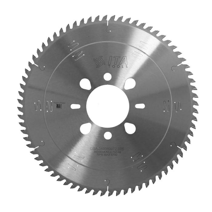 ITA TOOLS piła diamentowa PCD do pilarki panelowej D340 F80 K4,4 P3,2 TP (TCG) Z72