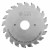 ITA TOOLS podcinak diamentowy składany do pilarek formatowych D125 F50 K2,8-3,6 P2,2 PR (FTG) Z12+12