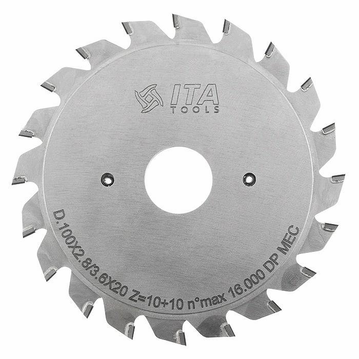 ITA TOOLS podcinak diamentowy składany do pilarek formatowych D125 F50 K2,8-3,6 P2,2 PR (FTG) Z12+12