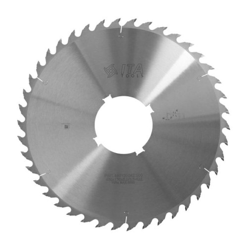 ITA TOOLS piła tarczowa HM do wielopił D480 F130 K5 P3,5 a20° NS (ATB) Z42