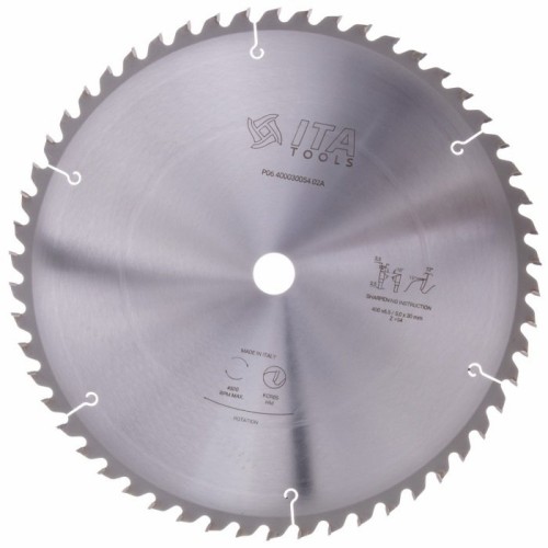 ITA TOOLS piła tarczowa HM do wycinania wad drewna D400 F30 K6,5 P5 a10° NS (ATB) Z54