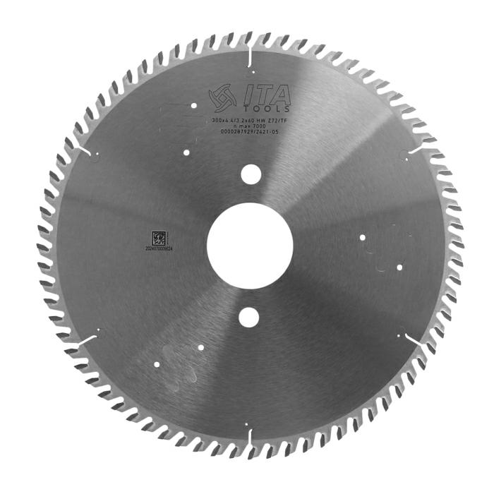 ITA TOOLS piła tarczowa HM do pilarki panelowej D300 F60 K4,4 P3,2 TP (TCG) Z72
